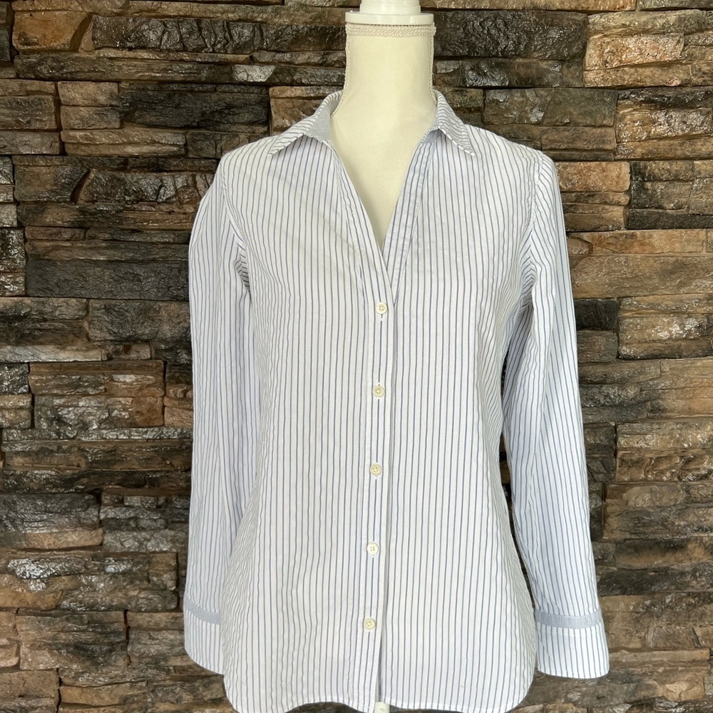 Stylish Striped Cotton Blend Shirt
